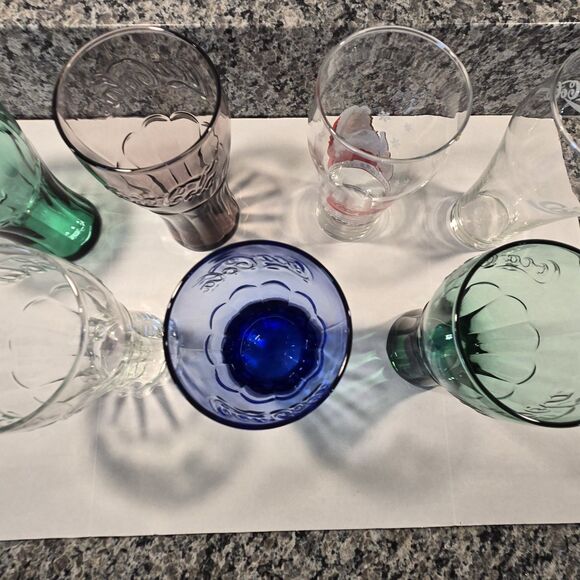 Set of 7 Genuine Coca-Cola Glass Tumblers by Libbey - Picture 6 of 12